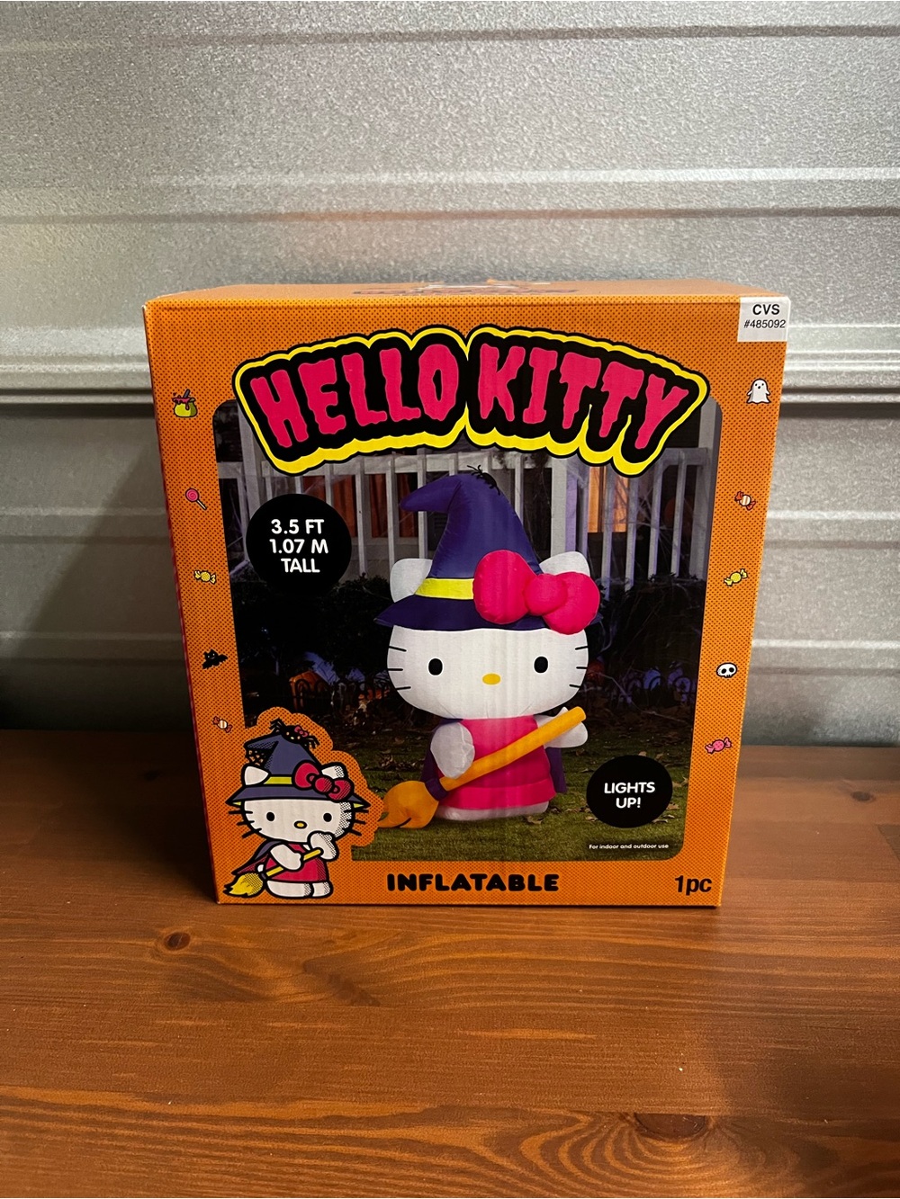 Hello Kitty Witch Inflatable 3.5 Foot Light Up Hallo Gemmy Sanrio